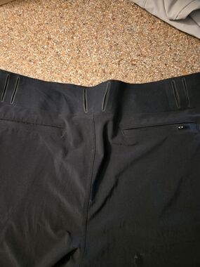 Black Performance Pants with Subtle Oakley Logo